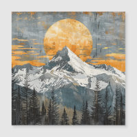 Majestic Mountain Landscape - Rustic Nature