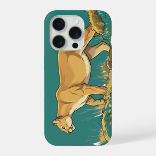 Majestic Mountain Lion Night Prowl iPhone 15 Pro Case
