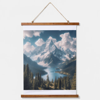 Majestic Mountain Serenity Hanging Tapestry