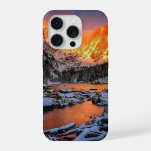 Majestic Mountain Sunset Winter Landscape Nature iPhone 15 Pro Case