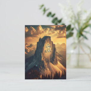 Majestic Mountain: The Lord Is My Rock Postcard