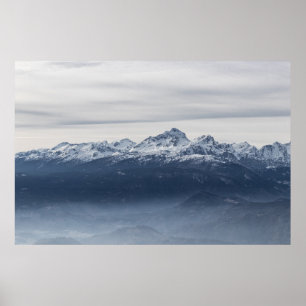 Majestic mountain Triglav Poster