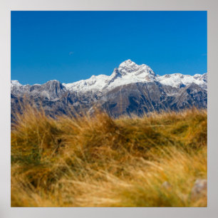Majestic mountain Triglav, Slovenia Poster
