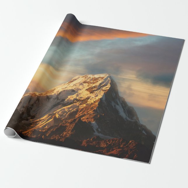 Majestic Mountain Wrapping Paper (Unrolled)