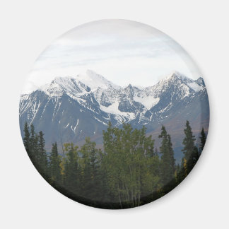 Majestic Mountains of Magnificence Button Magnet