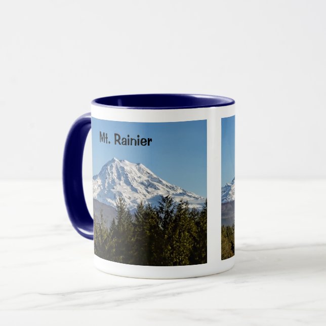 Majestic Mt. Rainier of Washington, Mug (Front Left)
