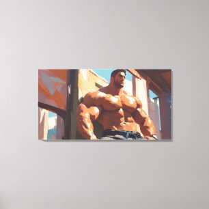Majestic Muscle Canvas Print