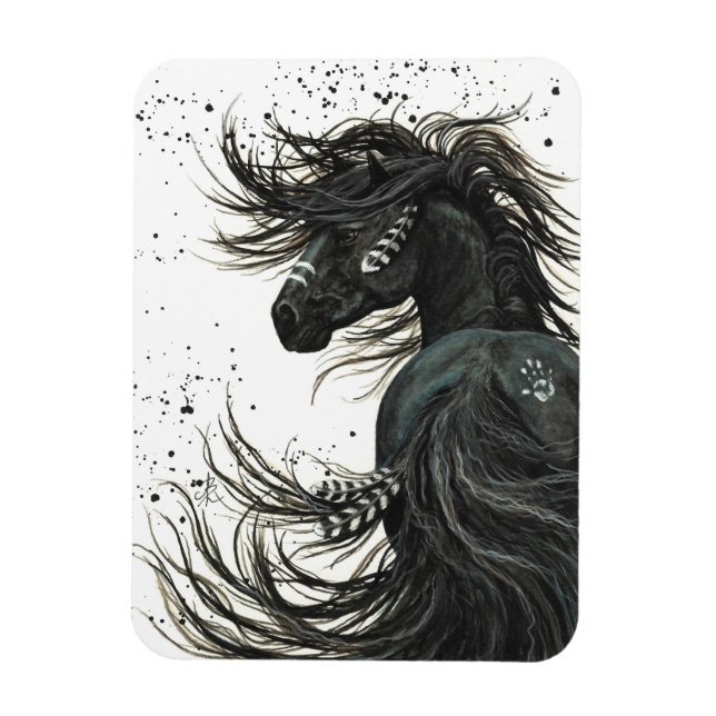 Majestic Mustang par BiHrLe Magnet (Vertical)
