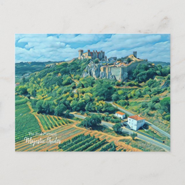 Majestic Obidos - LA VÉRITABLE Carte Postale PORTU (Devant)