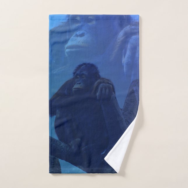 Majestic Orangutan Hand Towel (Hand Towel)