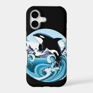Majestic Orca Killer Whale Blue Waves Ocean