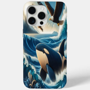 Majestic Orca: Ocean Symphony iPhone 15 Pro Max Case
