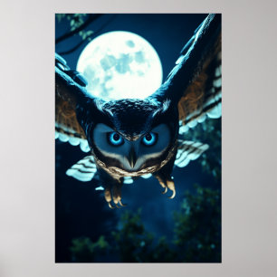 Majestic Owl Poster