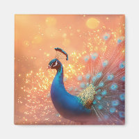 Majestic Peacock with Vibrant Plumage
