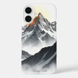 Majestic Peak Sunrise iPhone 16 Case