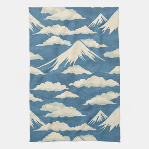 Majestic Peaks - Mountain for Nature Lovers Kitchen Towel