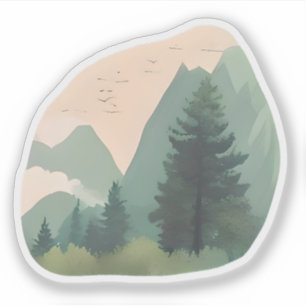 Majestic Peaks – Soothing Mountain Scene