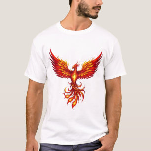 Majestic Phoenix T-Shirt – Fiery Rebirth Mythical 