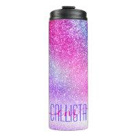 Majestic Pink Purple Nebula Galaxy Glitter