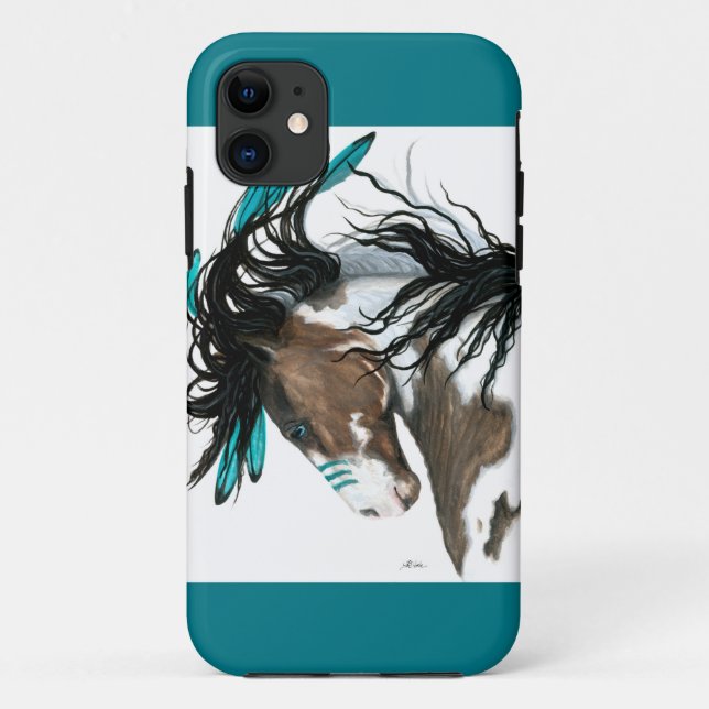 Majestic Pinto Horse by Bihrle Case-Mate iPhone Case (Back)