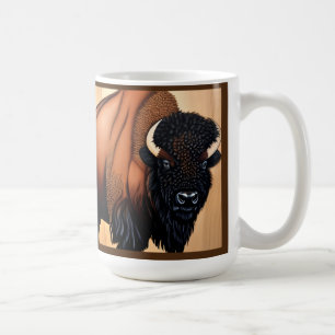 Majestic Prairie Bison - Wild And Free Coffee Mug