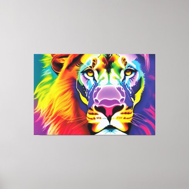 Majestic Pride Canvas Print (Front)