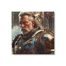 Majestic Regal King Stretched Canvas Print