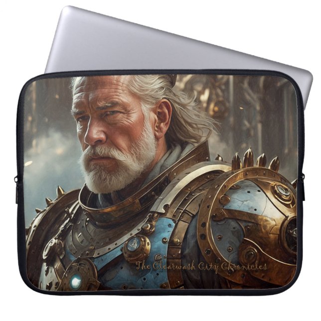 Majestic Regal Steampunk King Electronics Bag (Front)