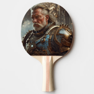 Majestic Regal Steampunk King Ping Pong Paddle