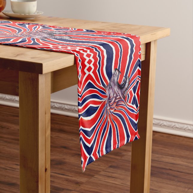 Majestic Roar Short Table Runner (In Situ)