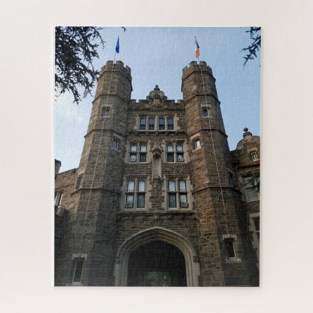 Majestic Rockefeller Arch at Bryn Mawr Jigsaw Puzzle (Vertical)
