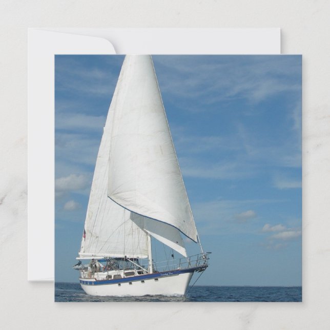 Majestic Sail Invitations (Front)