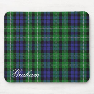Majestic Scottish Clan Graham Tartan Mouse Pad