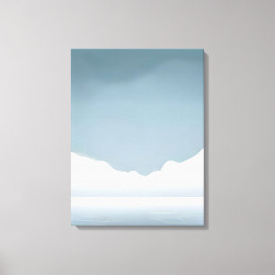 Majestic Serenity - Mountain Lake Landscape Canvas Print