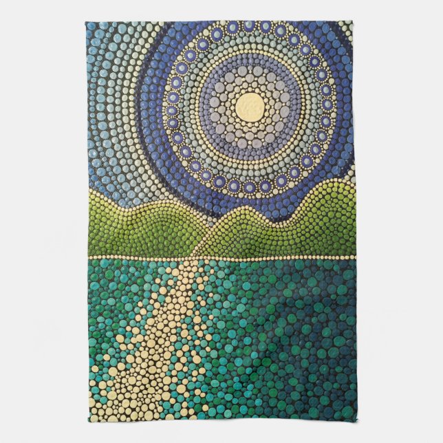 Majestic Sky Kitchen Towel (Vertical)