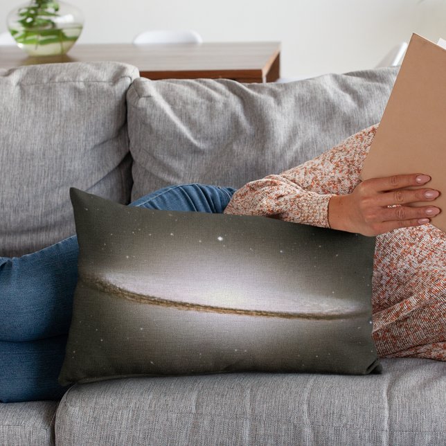 Majestic Sombrero Galaxy Hubble Telescope 2004 Accent Pillow (Creator Uploaded)