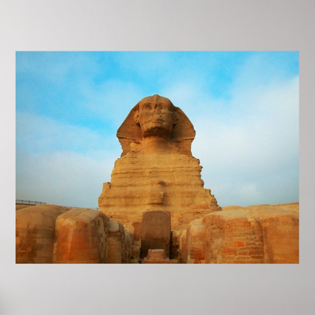 Majestic Sphinx Pyramides Poster égyptien (Devant)
