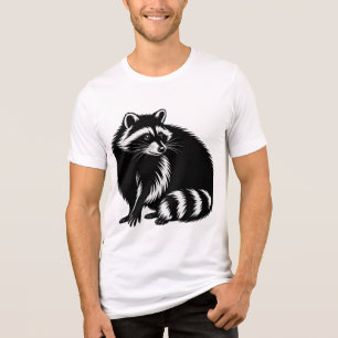 Majestic Stag Deer Portrait Vintage Minimalist  Tri-Blend Shirt