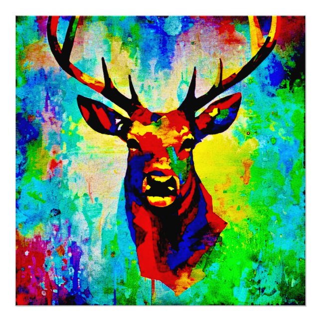 majestic stag photo print (Front)