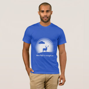 Majestic Stag Silhouette Under Lunar Light Style B T-Shirt