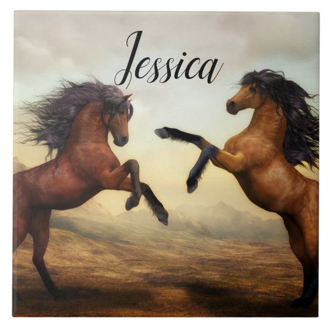 Majestic Stallions Tile (Front)