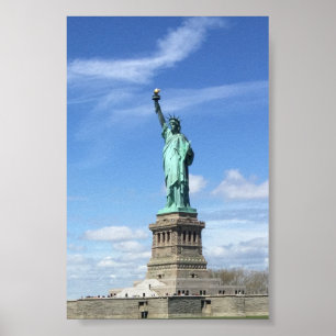 Majestic Statue of Liberty Poster