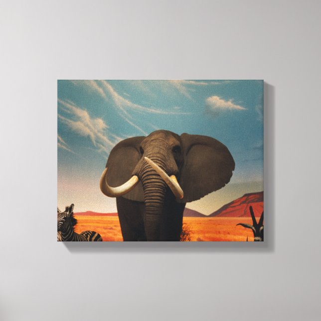 Majestic Stature Canvas Print (Front)