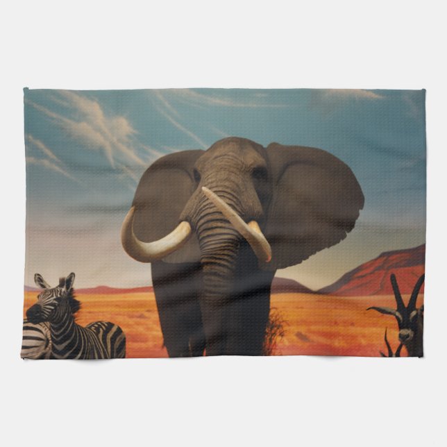 Majestic Stature Kitchen Towel (Horizontal)