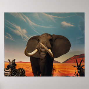 Majestic Stature Poster