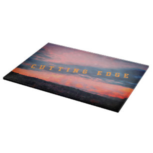 Majestic Sunset in Wales, add your text Cutting Board