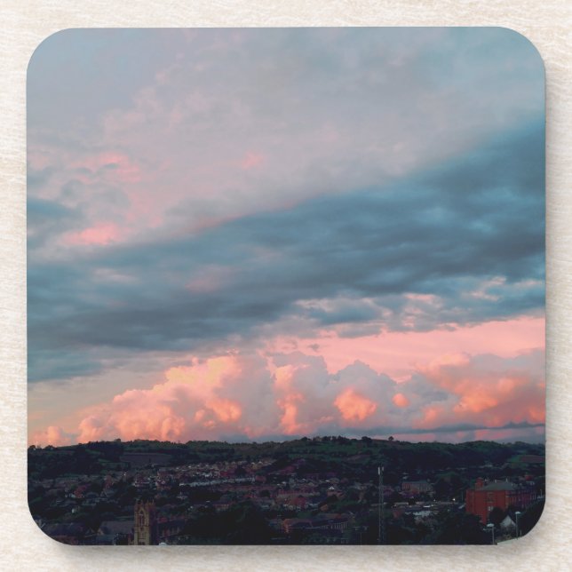 Majestic Sunset in Wales Coaster (Front)