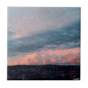 Majestic Sunset in Wales Tile