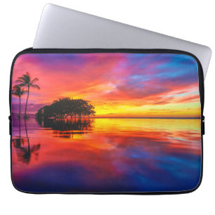 Majestic Sunset   Wailea Beach, Maui, Hawaii Laptop Sleeve