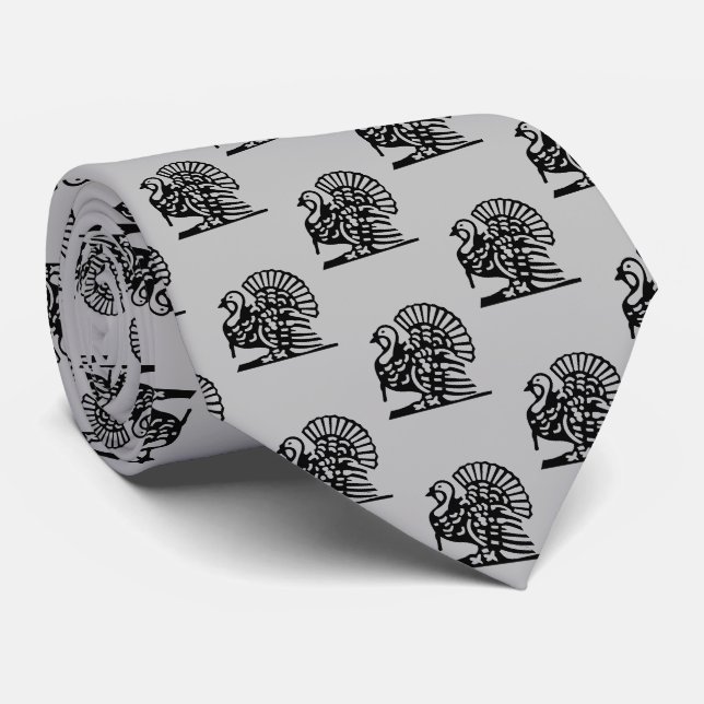 MAJESTIC THANKSGIVING TURKEY tie (Rolled)